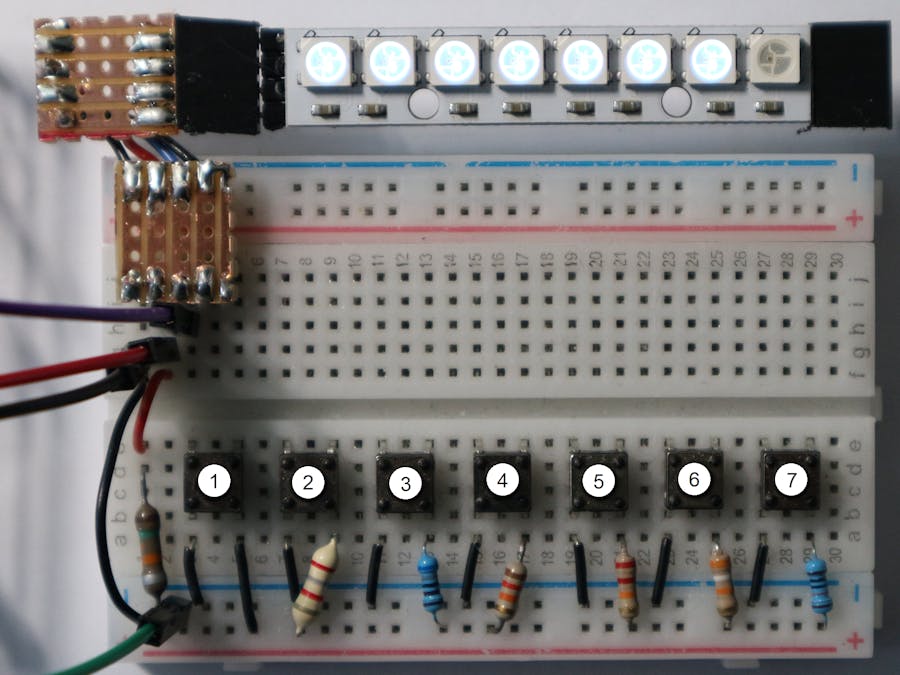 Multiple Buttons & LEDs with just 1 Wire
