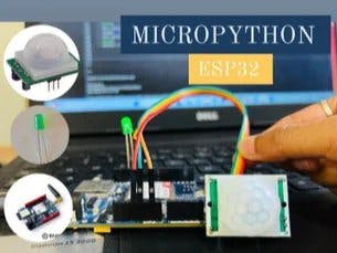 PIR Sensor With MicroPython Using Bharat Pi Board