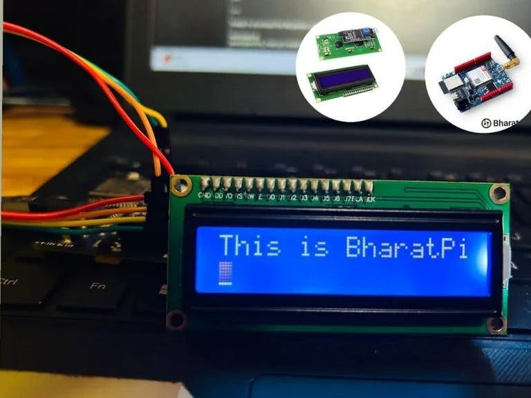 Exploring LCD Sensors with MicroPython on Bharat PiExploring