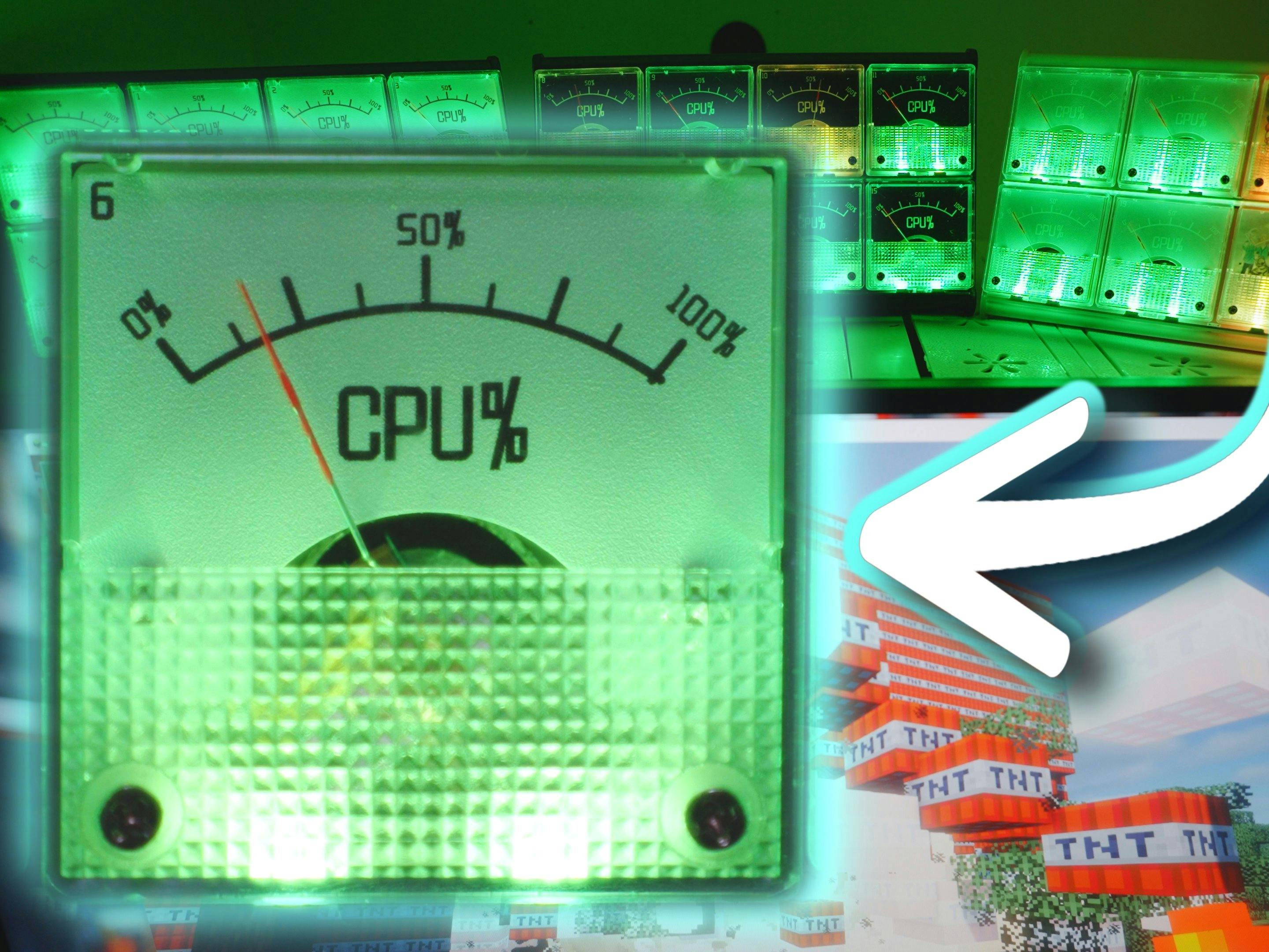 Cyber Retro-style DIY PC Performance Monitor - Hackster.io