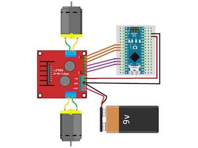 How to use the L298N motor driver module