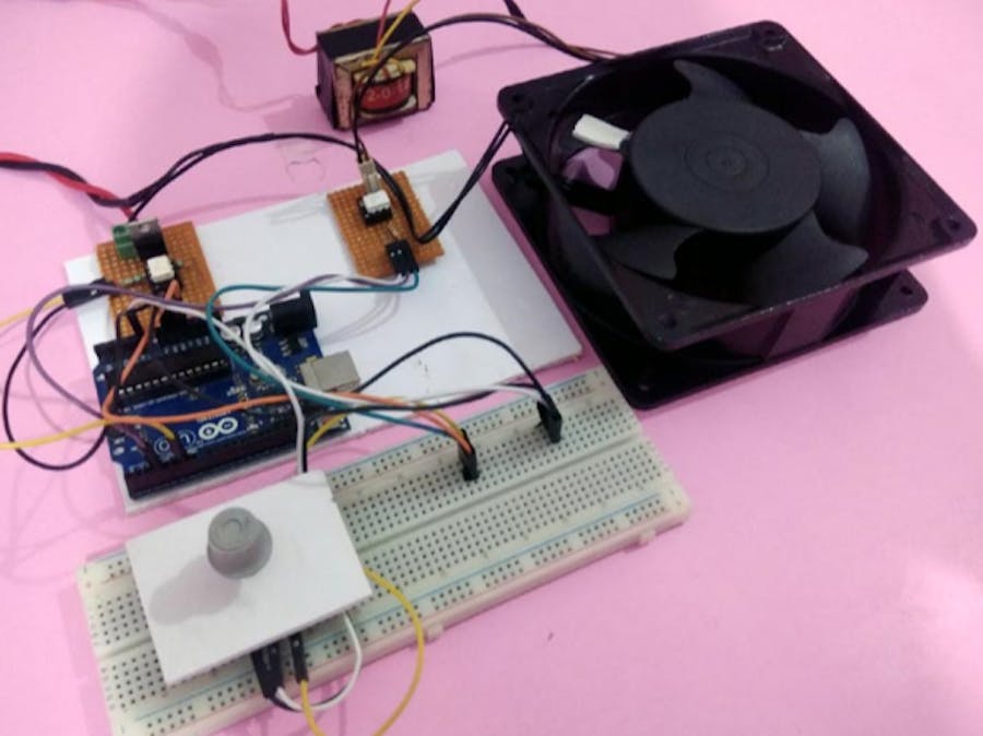 Control AC Fan Speed Using Arduino Generated PWM