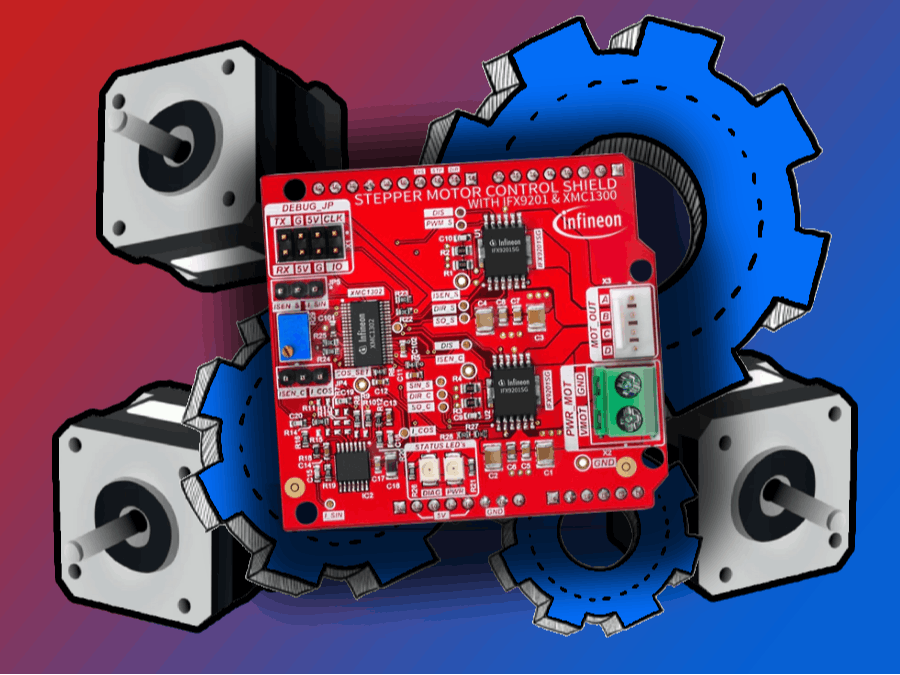 Controlling a stepper motor with your XMC