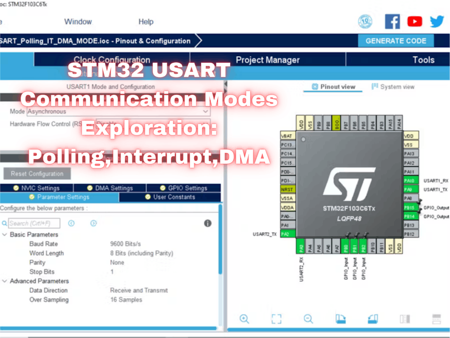 Exploring USART Communication Modes in STM32