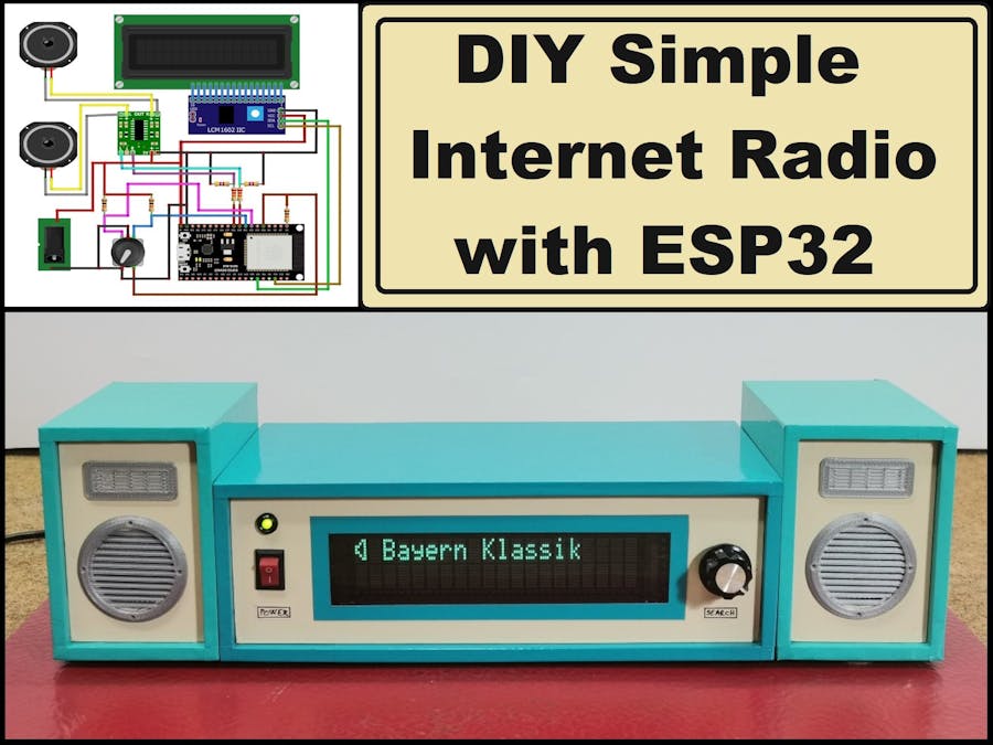 Simple ESP32 Internet Radio on VFD Display