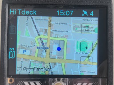 Lilygo T-Deck Maps