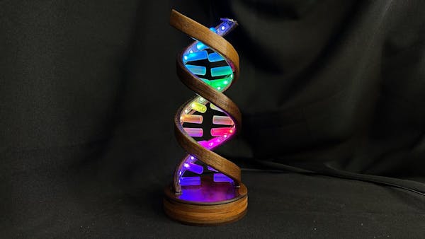 Management This Lovely DNA Desk Lamp with Gestures