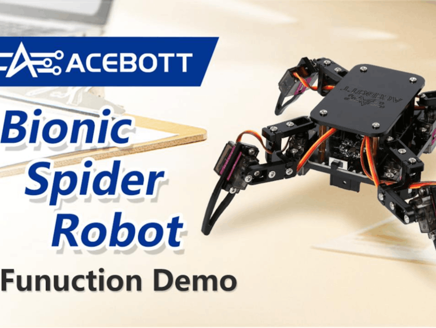 Four-Legged Bionic Spider Robot