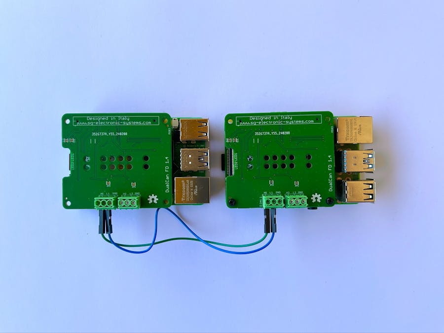 TCP tunnel over CAN BUS FD with Raspberry Pi