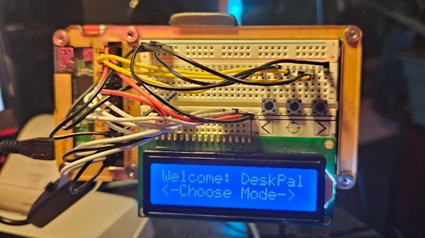KoloKush's DeskPal Puts a Classic 16×2 Character LCD to Work as a Smart Desktop Display System - Hackster.io