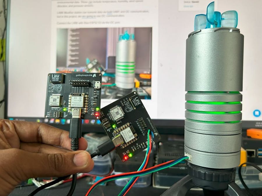 LoRa E5 Weather Station with Lark and Xiao Esp32 S3