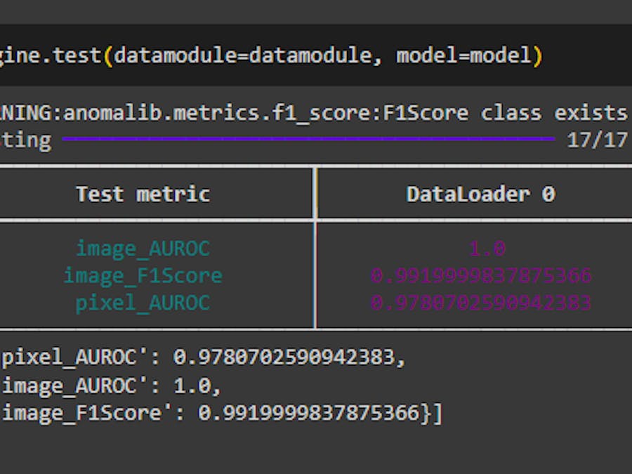 Anomalib fastflow universal detectors (Category 1)