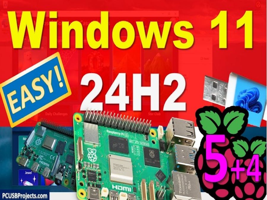 Windows 11 24H2 on Raspberry Pi 5 - Install it with ease!