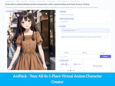 AniPack - Customized Anime Character Generator