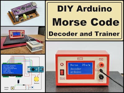 DIY Arduino Morse code Decoder and Trainer