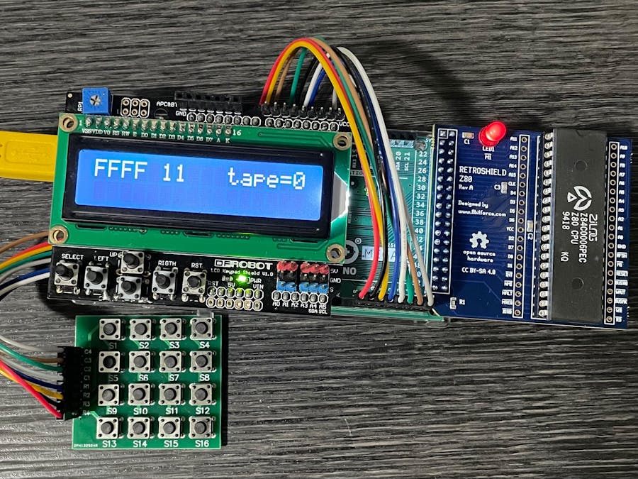 Building Retro Computer UT-88 with Z80 and Arduino Mega 2560