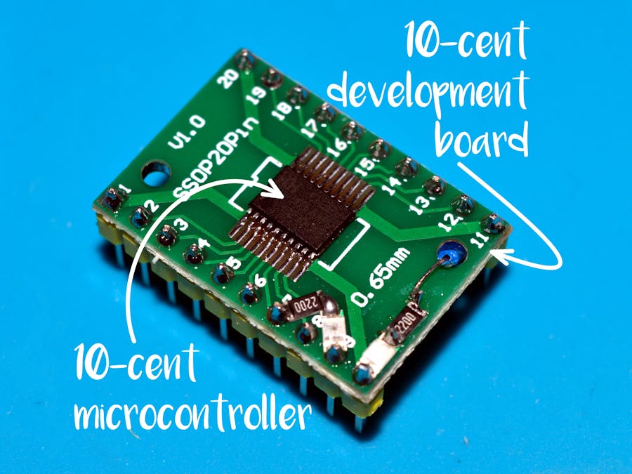 The Cheapest CH32V003 RISC V Development Board