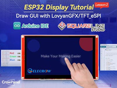 ESP32 Display Tutorial: Draw GUI with LovyanGFX丨Lesson 2