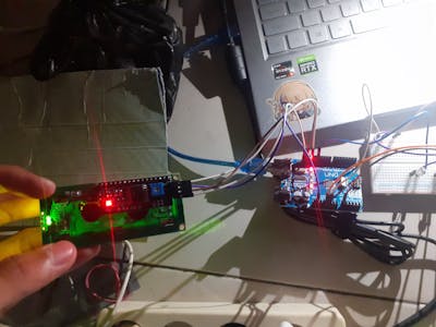 Auto Switch LED light with LDR Sensor and LCD Display - B24
