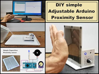 DIY simple Capacitive Proximity sensor