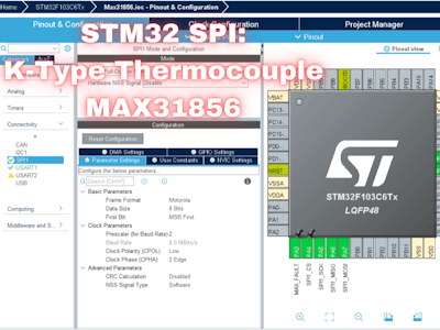 STM32 Integration with MAX31856 Thermocouple Converter