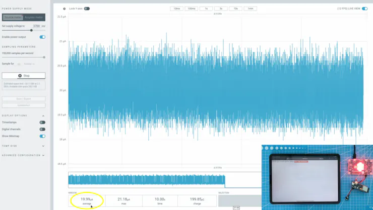 Deep sleep current consumption