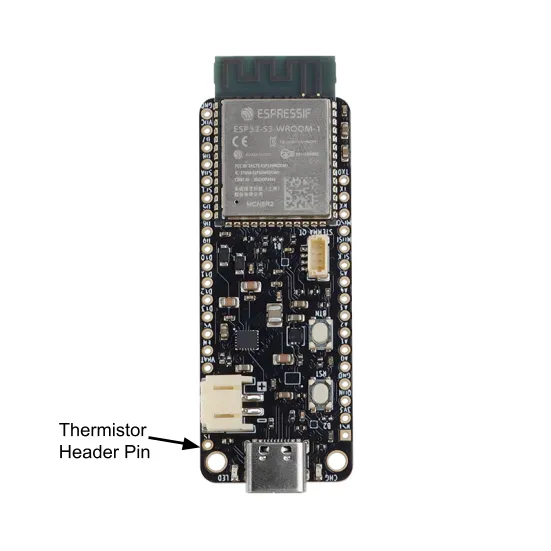 Thermistor header pin location