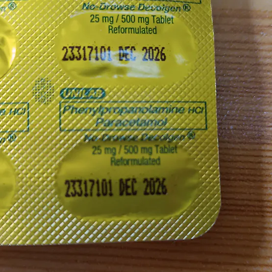 Decolgen 500 mg tablet