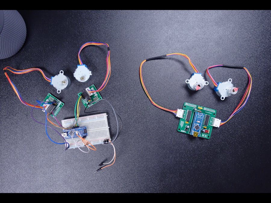 Multiple Stepper Motor Control (ULN2003 and 28BYJ-48)