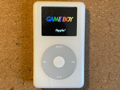 Apple Game Boy: 2004 iPod running RetroPie