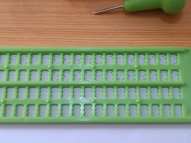 Creating Braille Message using Braille Slate