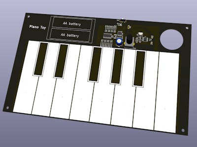 Touch Piano : 555 Timer Piano Modern Version