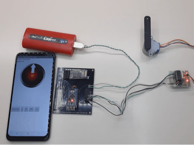 Stepper motor control x bluetooth and app