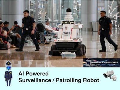 AI powered Surveillance Robot