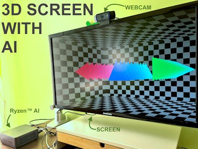 Interactive, AI-powered 3D screen