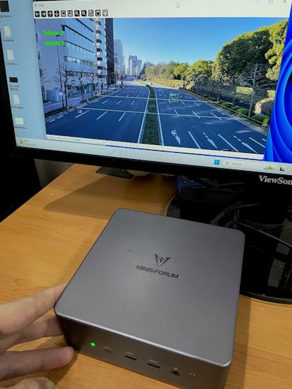Traffic Analysis using optimized YOLOv8 with AMD Ryzen AI