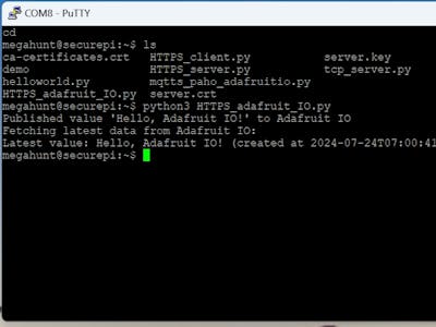 Communicating with Adafruit IO Using the SP2302 in HTTPS