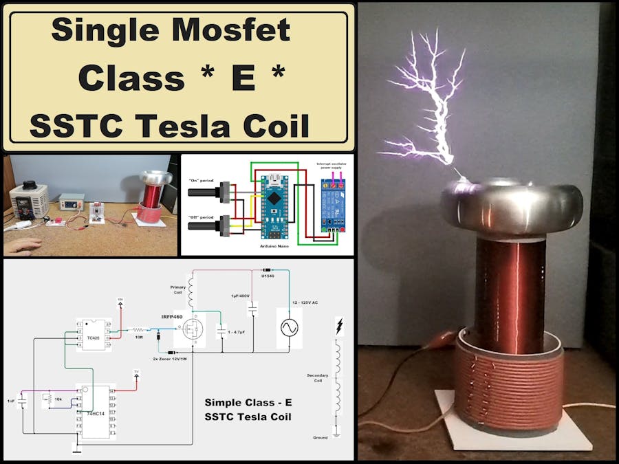 Single Mosfet - Class E - Solid State Tesla Coil