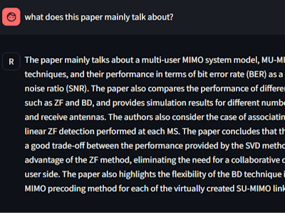 Paper reading assistant - Ryzen AI