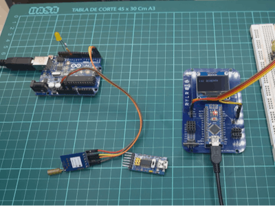 Turn on Light with Reyax RYLR896 LoRa Modules with Acknowled