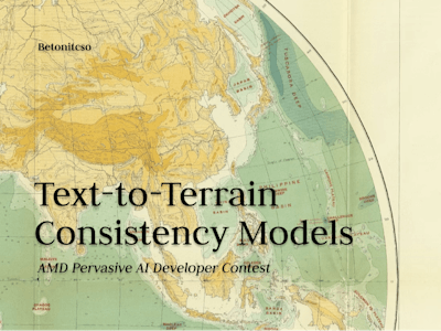 Generating Terrains Efficiently with Consistency Models