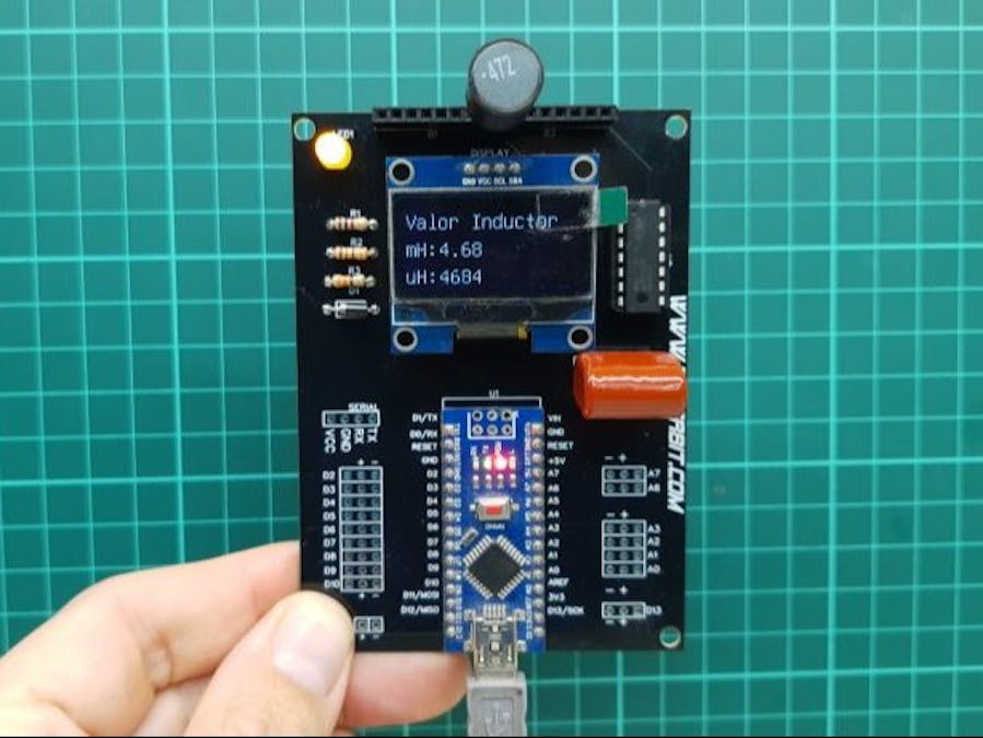 Coil or inductor meter with Arduino and OLED display