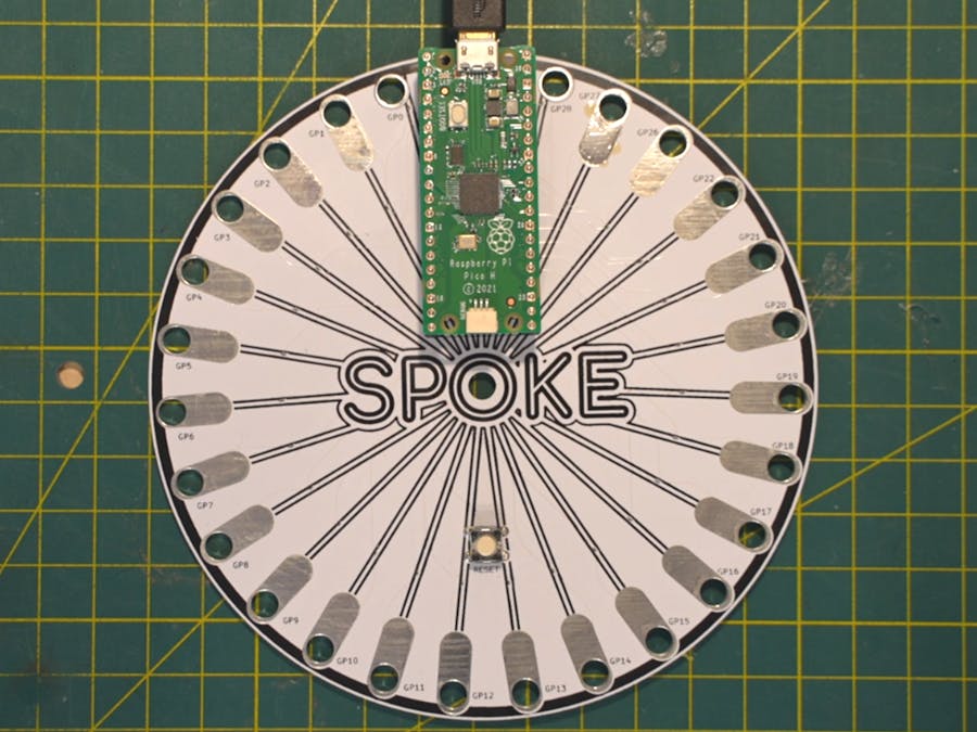 SPOKE - simplified capacative touch for RPi Pico