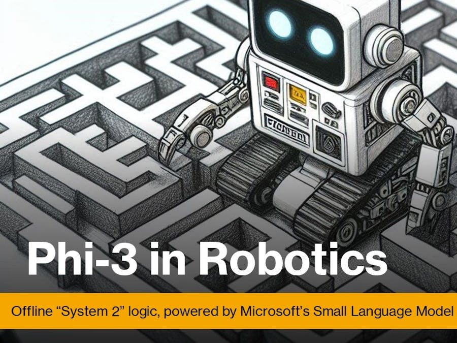 Autonomous robotics with Phi-3 AI SLM (small language model)