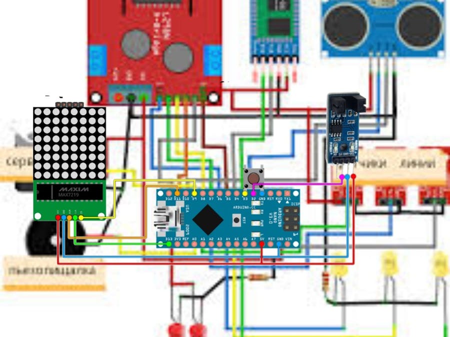 Robot with hologram function