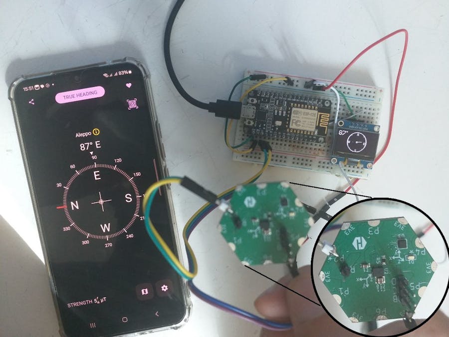 Hexabitz IMU & ESP8266: Digital Compass Guide