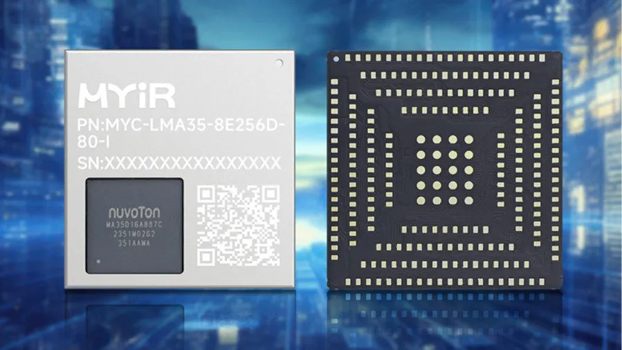 MYIR Launches a Chip-Like Module Packing Nuvoton's NuMicro MA35D1