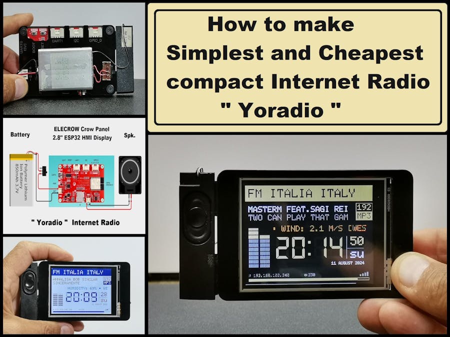 How to make Simplest and Cheapest compact Internet Radio