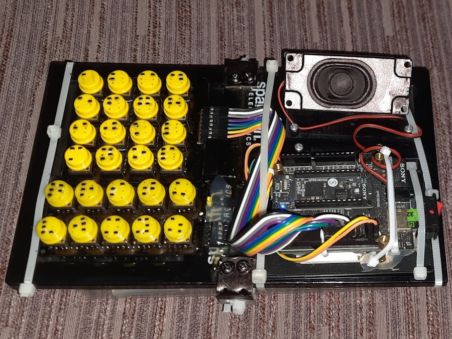 Braille Trainer Board: Learning Dots with Auditory Feedback