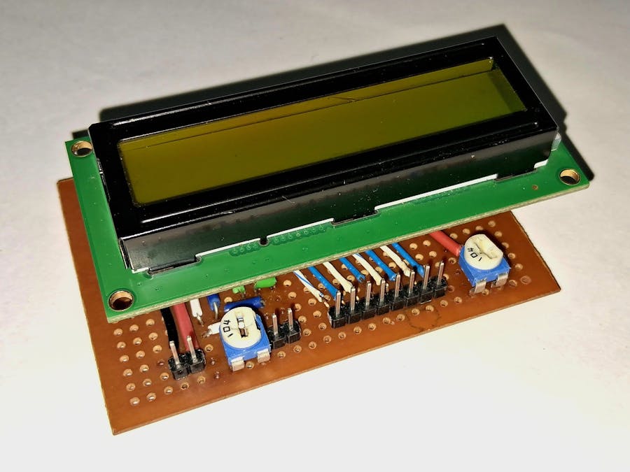 Simplified LCD Breakout Board for Arduino